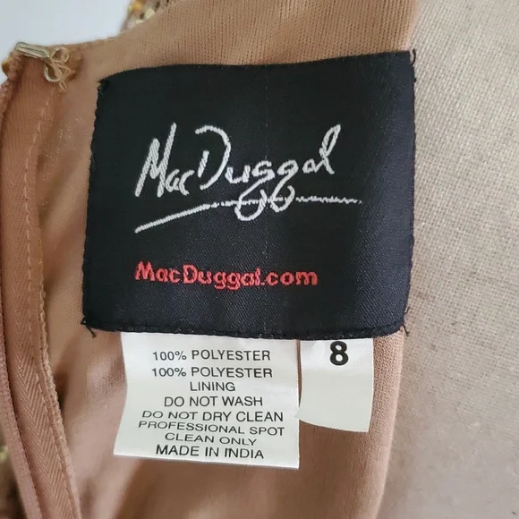 MacDuggal bronze Sequin gown Size 8 and 6 available new with tags - Picture 10 of 14